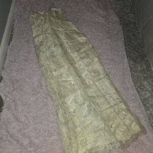 Betsy & Adam Cream Floral Dress